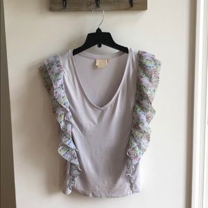 EUC Anthropologie Floral Top.